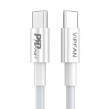 Câble USB-C vers USB-C Vipfan P02 1 m blanc