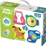 Trefl Baby puzzle – animaux domestiques 1+