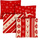 housses de coussin de Noël 45 × 45 cm set de 4 pièces RUHHY