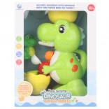 Moulin à eau en plastique dinosaure avec ventouses pour le bain