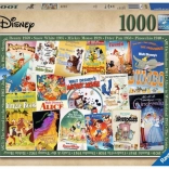 Puzzle Disney Affiches de Films Vintage 1000 pcs Ravensburger