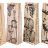 sac cadeau pour bouteille M, toute l’année, 12,8 × 36 × 8,4 cm