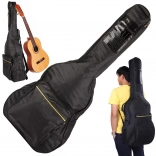 Housse pour guitare acoustique avec poches et renforts