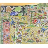 Autocollants dinosaures – 500 pcs