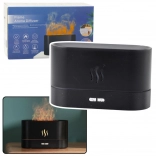 Humidificateur d’air ultrasonique avec effet flamme, noir, 180 ml
