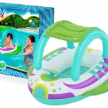 Bateau gonflable pour enfants avec pare-soleil et volant BESTWAY Space Splash