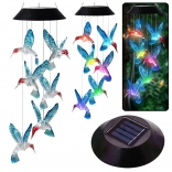 Carillons de jardin LED solaires Colibris