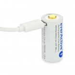 Batterie rechargeable EverActive 16340 700 mAh avec micro USB