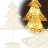 Décoration lumineuse de Noël Sapin 10 LED 39 cm blanc chaud