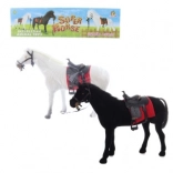 Cheval avec selle – modèle en suédine pour enfants