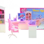 Glorie set de bureau pour poupées avec bureau et accessoires