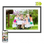 Cadre photo numérique intelligent Arzopa 15,6" Full HD avec application Frameo