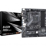 Carte mère ASRock B450M Pro4 R2.0 AM4 uATX