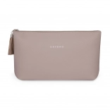 Trousse de toilette de voyage Elegance Maxi mocca (similicuir), 30 × 19 × 8 cm