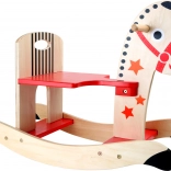 cheval à bascule en bois avec étoiles small foot