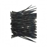 Colliers de serrage en nylon 25 cm × 3,6 mm, noirs (100 pcs)