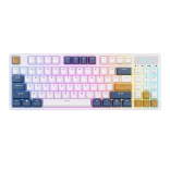 clavier mécanique Royal Kludge RK89 RGB blanc