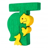 Alphabet Fauna – lettre T tortue