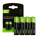 Piles rechargeables AA 2000 mAh Green Cell Sticks (4 pcs)