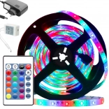 bande LED RVB SMD 3528 4,5 m kit étanche avec télécommande