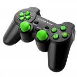 manette de jeu pro PS3 et PC USB – noir/vert
