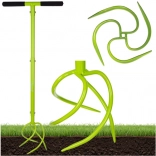 Cultivateur manuel de jardin GARDLOV avec hauteur réglable 90–100 cm