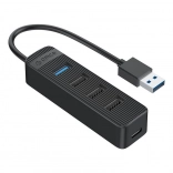 Orico hub USB 1× USB 3.0 et 3× USB 2.0, noir