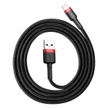 Baseus Cafule câble USB–Lightning 0,5 m 2,4 A rouge‑noir
