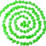 Galets décoratifs lumineux pour jardin et aquarium – 100 pcs – Vert