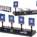 Cible de tir électronique avec 4 cibles et compteur numérique