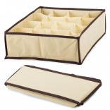 Organisateur beige pour tiroir pour sous-vêtements et chaussettes