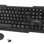 Ensemble sans fil clavier et souris 2,4 GHz TITANUM Memphis