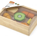 Ensemble de nourriture en bois pour enfants
