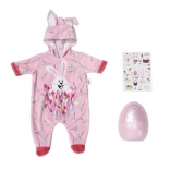 BABY born Œuf de Pâques avec tenue et autocollants