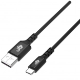 Câble USB-C 1,5 m en silicone noir