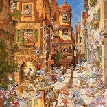 Puzzle 1000 pièces – ville romantique, jour