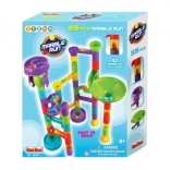 Piste à billes en plastique, 55 pièces