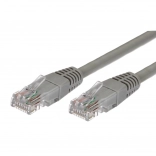 Patchcord câble réseau cat.5e RJ45 UTP 3 m gris
