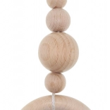 HESS chaîne de poussette avec grelot – naturelle, courte