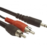 Câble audio jack 3,5 mm vers 2× RCA 1,5 m Gembird