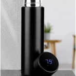 Mug isotherme intelligent avec écran LED 500 ml noir