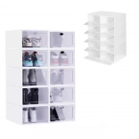 Organisateur modulaire en plastique pour chaussures, lot de 10 pièces MODERNHOME