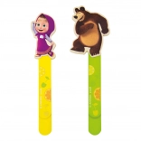 Marque-page en bois Macha et l’Ours Bino