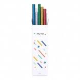 Bâtons de colle thermofusible pailletés colorés HOTO