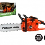 Tronçonneuse pour enfants à piles avec son et lumière – orange