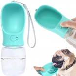 Bouteille d’eau de voyage pour chiens avec gamelle 380 ml