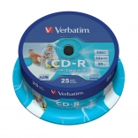 CD-R Verbatim 52x 700MB 25 pcs Imprimables