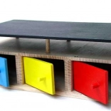 garage en bois pour 3 voitures