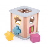 Bigjigs Toys Cube Motrice Bleue