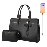 Sac à main femme Matein avec USB et trousse de maquillage